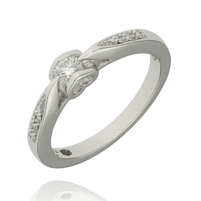 Fehér arany gyűrű 51-es méret (M741/20-51)